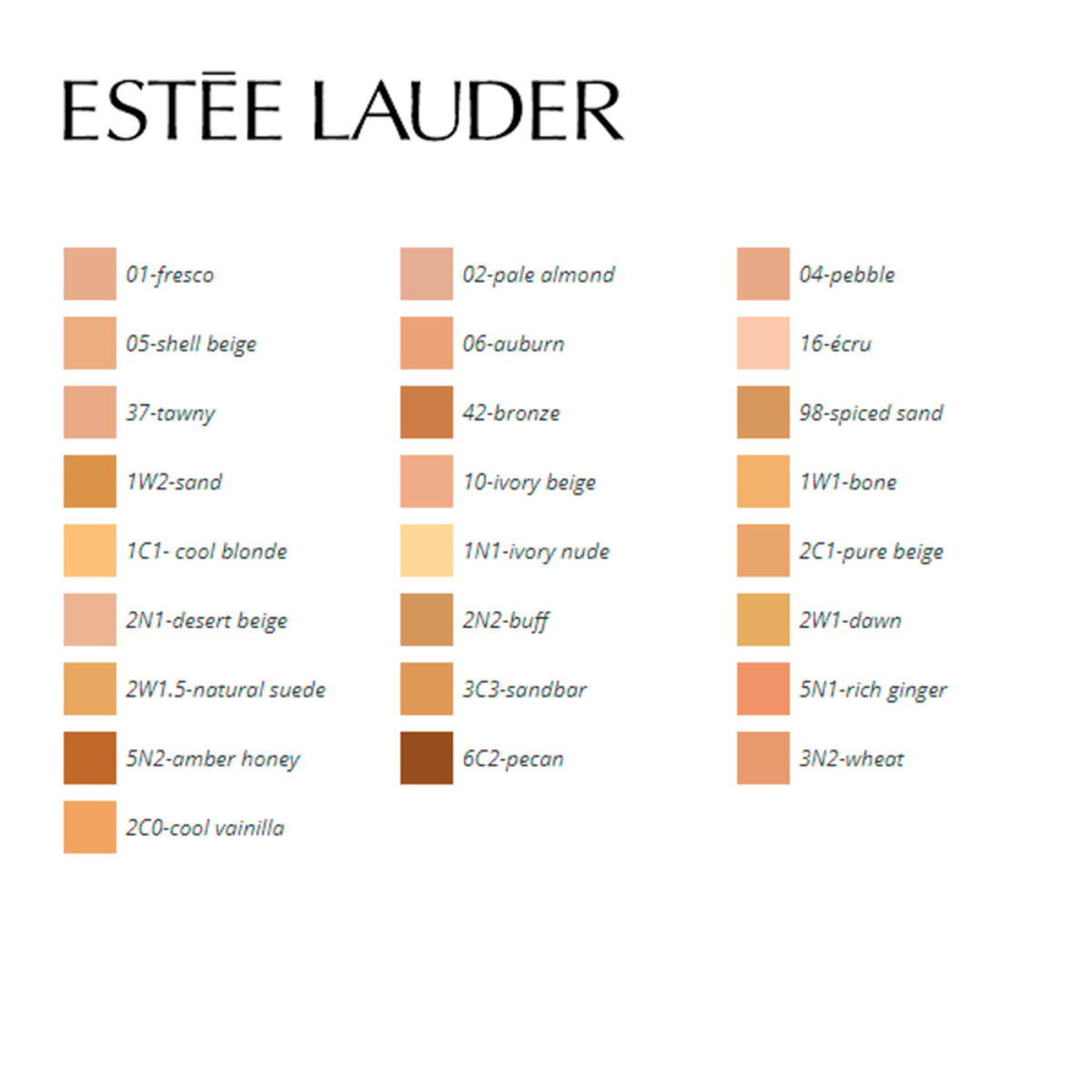 Base de Maquillaje Fluida Estee Lauder Double Wear Nº 98-Spiced Sand Spf 10 30 ml